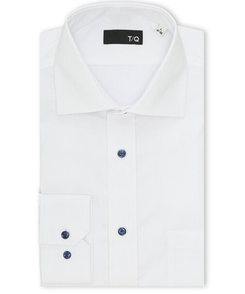 ノンアイロン NEWスタンダードフィット ワイドカラー長袖シャツ