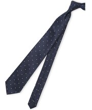 ウォッシャブル ドット柄 レギュラータイ 8.0cm幅