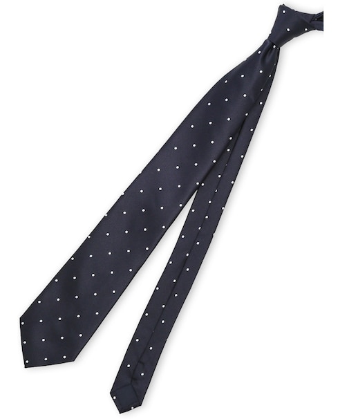 ウォッシャブル ドット柄 レギュラータイ 8.0cm幅