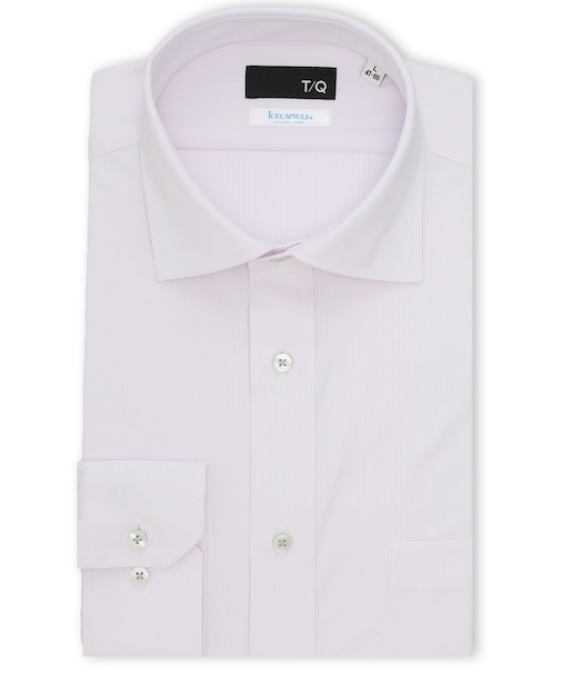 アイスカプセル NEWスタンダードフィット ワイドカラー長袖ニットシャツ