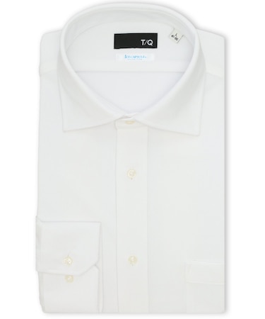 アイスカプセル NEWスタンダードフィット ワイドカラー長袖ニットシャツ