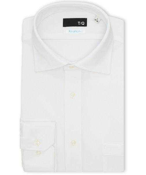 アイスカプセル NEWスタンダードフィット ワイドカラー長袖ニットシャツ