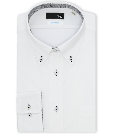 アイスカプセル NEWスタンダードフィット ボタンダウン長袖ニットシャツ