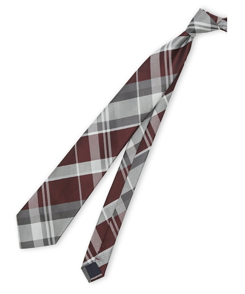 ウォッシャブル チェック柄 レギュラータイ 8.0cm幅