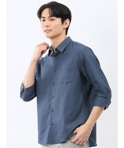 ストレッチ ソラーロ レギュラーカラー 7分袖 シャツ