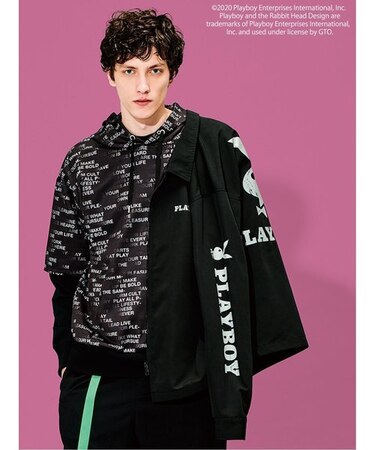 セマンティックデザイン プレイボーイ/PLAYBOY別注 ZIPアウター
