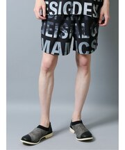 セマンティックデザイン ロゴ転写 セットアップ ショーツ