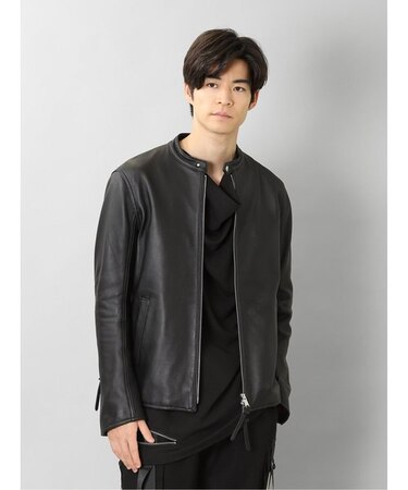 セマンティックデザイン ラムレザー シングルライダース
