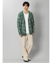 セマンティックデザイン ストレッチ エコレザー フレアパンツ