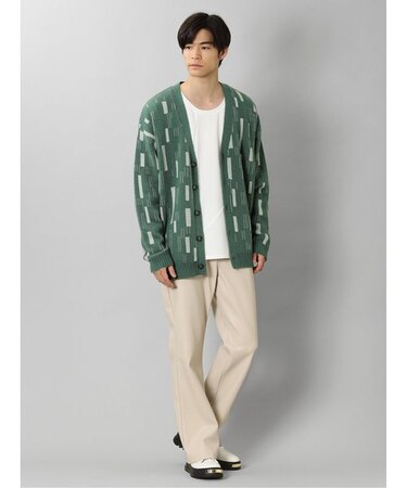 セマンティックデザイン ストレッチ エコレザー フレアパンツ