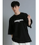 発泡プリント ドルマン半袖BIGＴシャツ