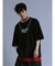 SD×PSYCHONATION フェイクレイヤード ダメージ クルー半袖BIGTシャツ