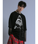 SD×PSYCHONATION フェイクレイヤード メッシュ クルー長袖BIGTシャツ