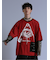 SD×PSYCHONATION フェイクレイヤード メッシュ クルー長袖BIGTシャツ