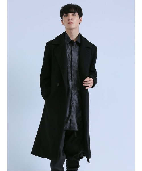 SHIPS:スーパー160'S メリノウール メルトン チェスターコート