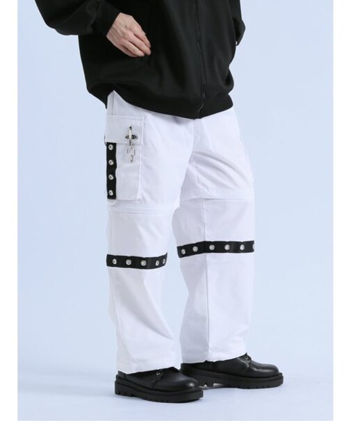 SD×PSYCHONATION ファイヤーマンバックル カーゴパンツ