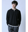 ふくれジャガード フェイクキーネック長袖Tシャツ