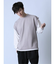 ふくれジャガード フェイクレイヤード クルー長袖Tシャツ