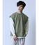 ふくれジャガード フェイクレイヤード クルー長袖Tシャツ