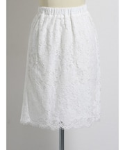 m.f.エディトリアル 総レース タイトスカート