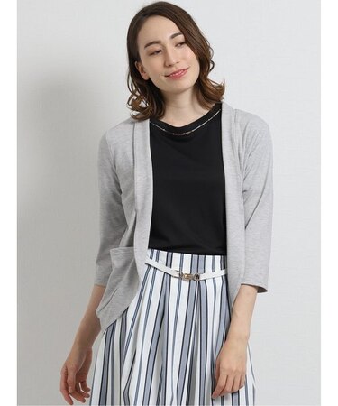 ドライセル 片染め7分袖ボレロ