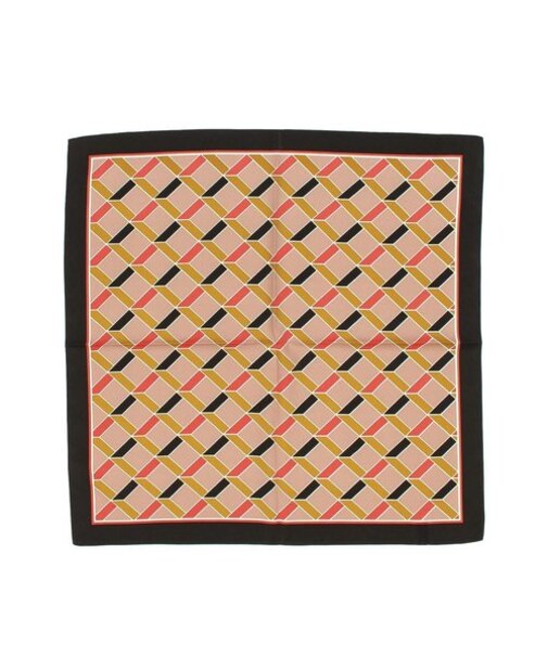 幾何学柄スカーフ