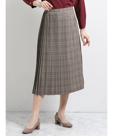 m.f.エディトリアル 変形プリーツスカート