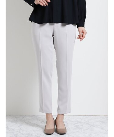 ダブルクロス セットアップ テーパードパンツ ライトグレー