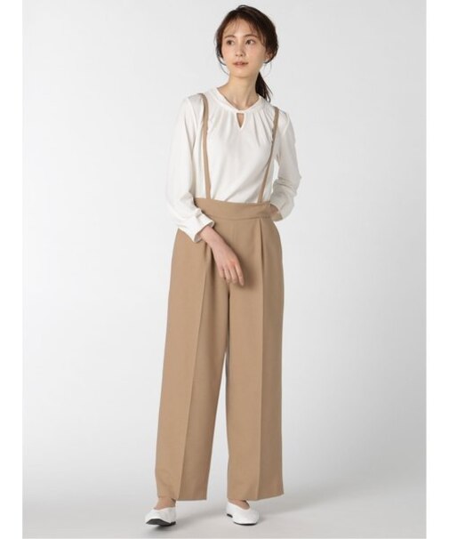 ウーリッシュ セットアップ ワイドパンツ キャメル