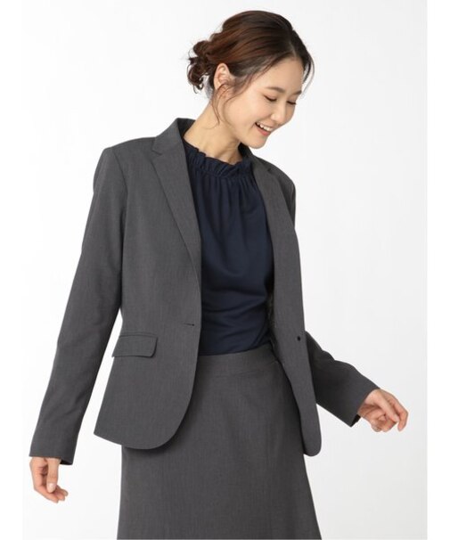 トラベスト/TRABEST 1ボタンジャケット 千鳥(セットアップ可能)