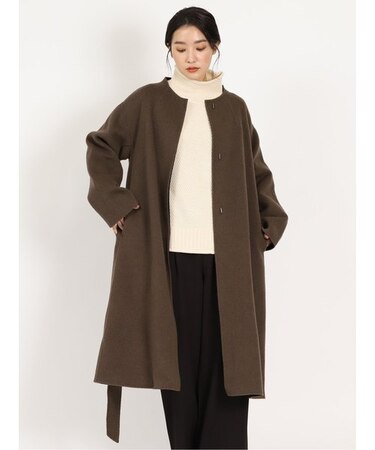 m.f.エディトリアル リバー縫製 スタンドコート