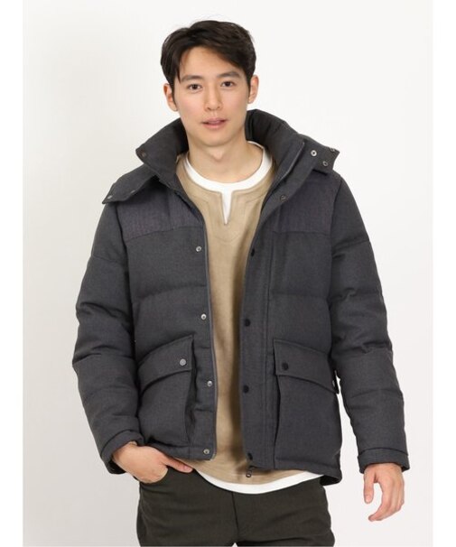 m.f.エディトリアル メランジオックス切替 フード脱着ダウン