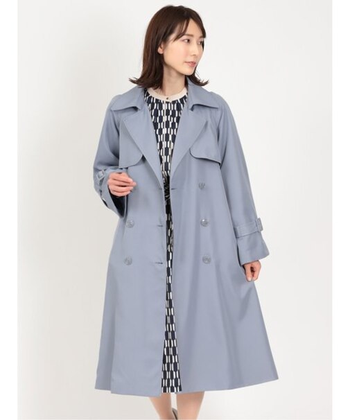 着流し ダブルトレンチコート