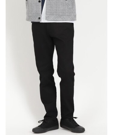 スーパーストレッチ スリムパンツ 黒