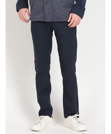 スーパーストレッチ スリムパンツ グレンチェック