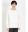 レーヨンナイロン フェイクレイヤード クルーネック長袖Tシャツ