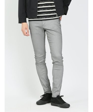 接触冷感ストレッチ スキニーパンツ カルゼ