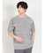 クルーネック半袖ニット&Tシャツ アンサンブル