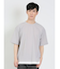 kaule 裾フェイクレイヤード クルーネック半袖Ｔシャツ