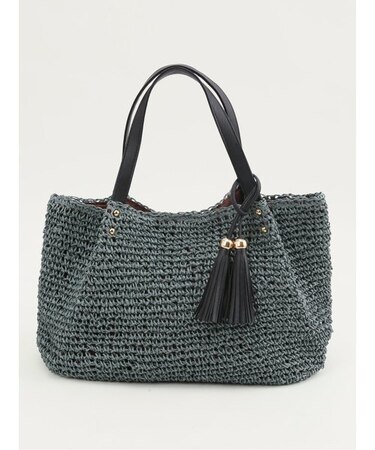 タッセル付 トートバッグ A4対応