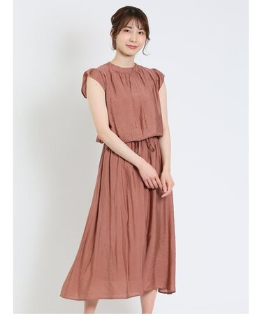 マーブルワルツ/MARBLE WALTS 袖フリル ワンピース