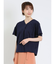マルレーヌジョベル/MARLENE JOBERT 接触冷感 Vネック 袖フレアTシャツ