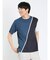 接触冷感 切替クルーネック半袖Tシャツ