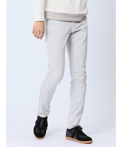 ハイパーストレッチ 裏カラー スキニーパンツ