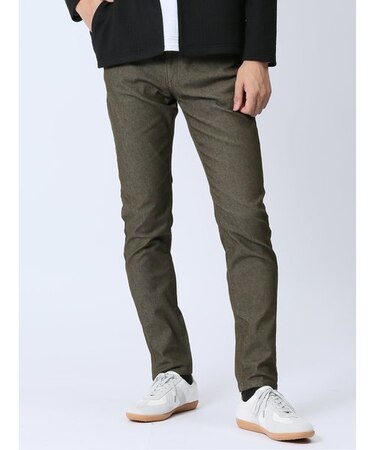 ハイパーストレッチ 裏カラー スキニーパンツ