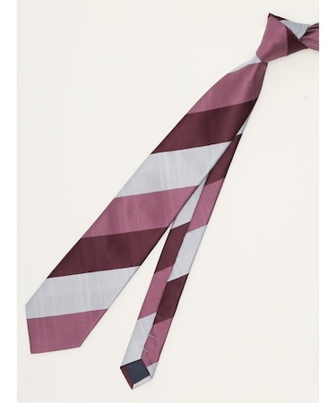 エコウォッシャブル ストライプ柄 レギュラータイ 8.0cm幅