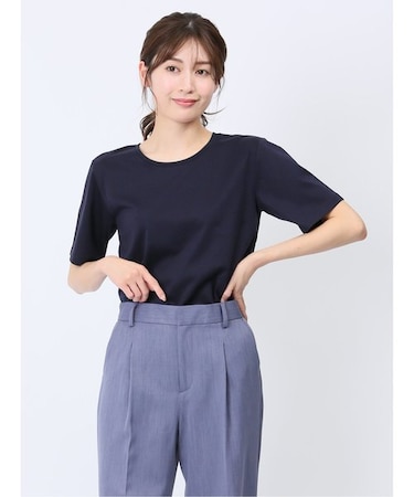 チュール衿 半袖Ｔシャツ