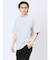 リップル レイヤード風 クルーネック半袖Tシャツ