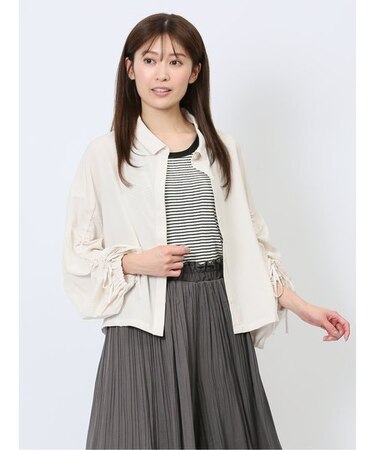 ハンチ/HUNCH 袖ボリュームギャザーブラウス