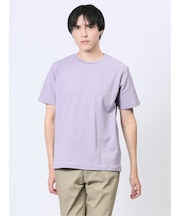ふくれチェック クルーネック半袖Ｔシャツ